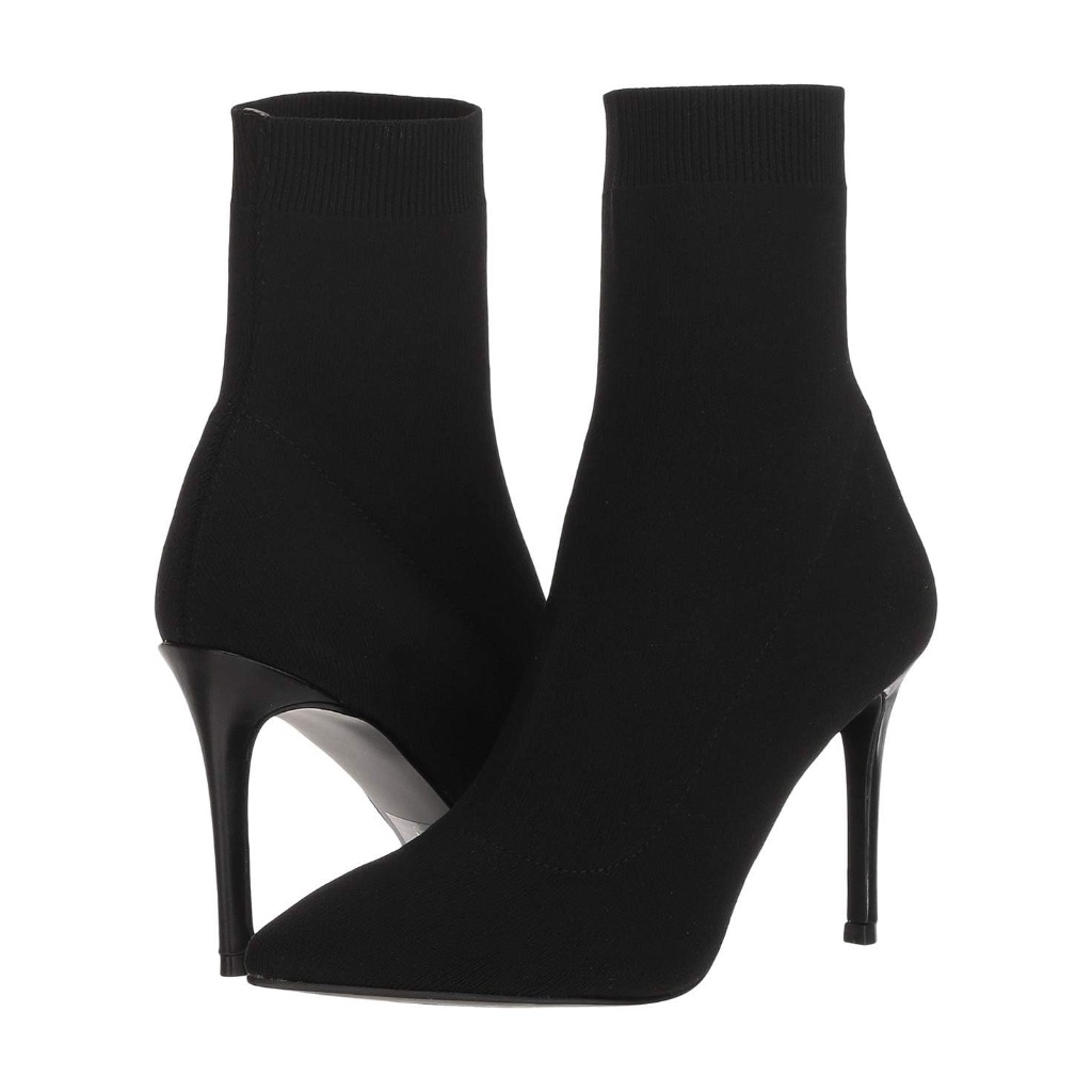 Steve Madden Sock Heel “Claire”- Black